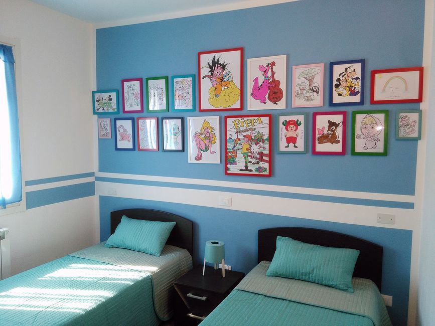 Image of the children bedroom in Il Mulino a Vento