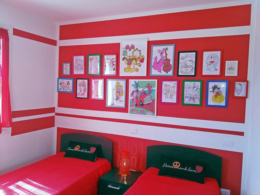 Image of the children bedroom in Il Pescatore