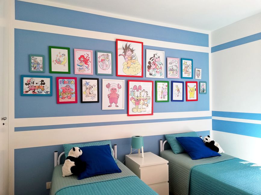 Image of the children bedroom in La Bottega del Fabbro